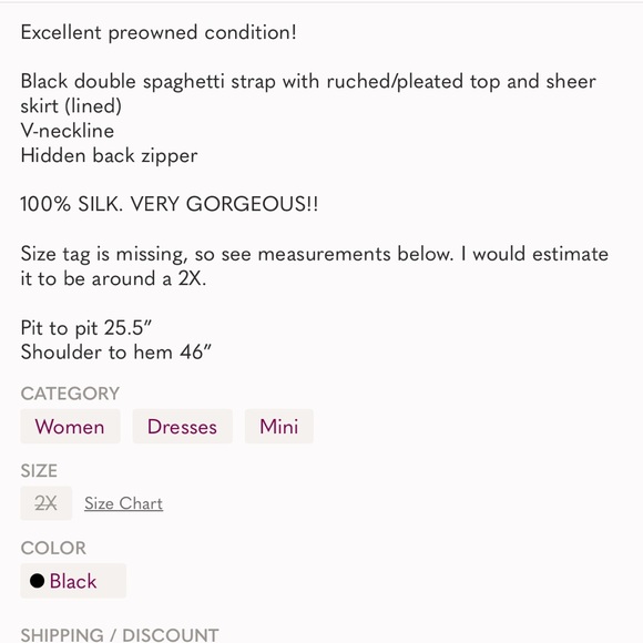 Carmen Marc Valvo Black Mini Dress - Picture 12 of 12